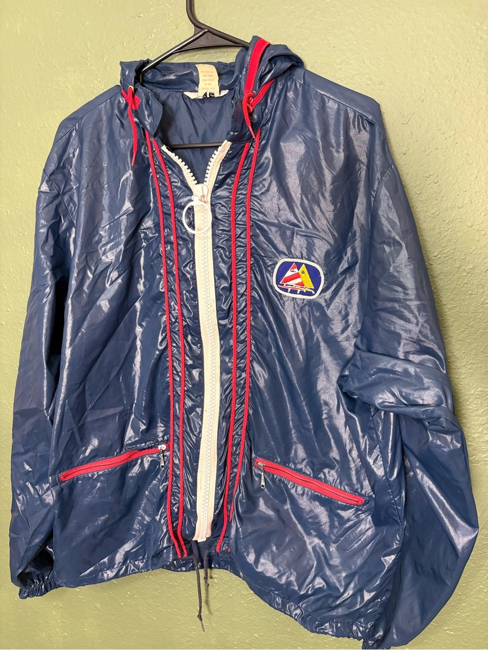 Vintage swingster sailing nautical jacket xl